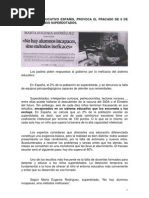 EL SISTEMA EDUCATIVO ESPAÑOL PROVOCA EL FRACASO DE 6 DE CADA 10 ALUMNOS SUPERDOTADOS