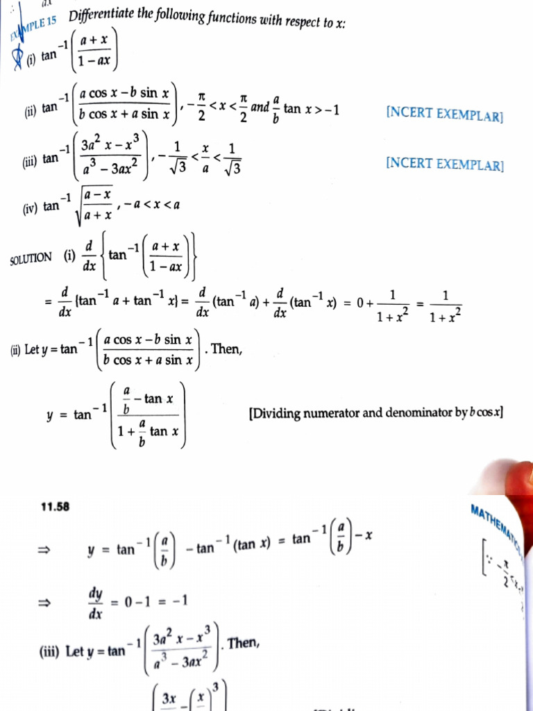 Differentiation Part 2 Mains Level | PDF | Educational Organizations ...
