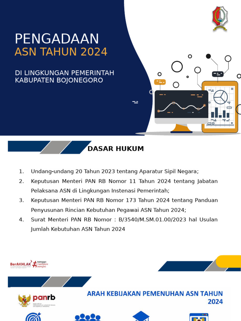 Pengadaan ASN Bojonegoro 2024: Formasi & Aturan | PDF