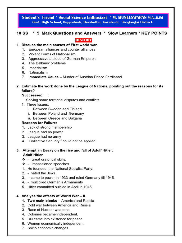 10th Grade Slow Learners Study Guide | PDF | Gross Domestic Product | Taxes