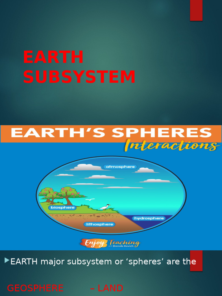 Earth Subsystem | PDF