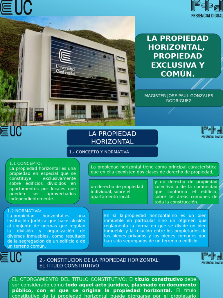 Propiedad Horizontal: Derechos y Deberes | PDF | Propiedad | Condominio