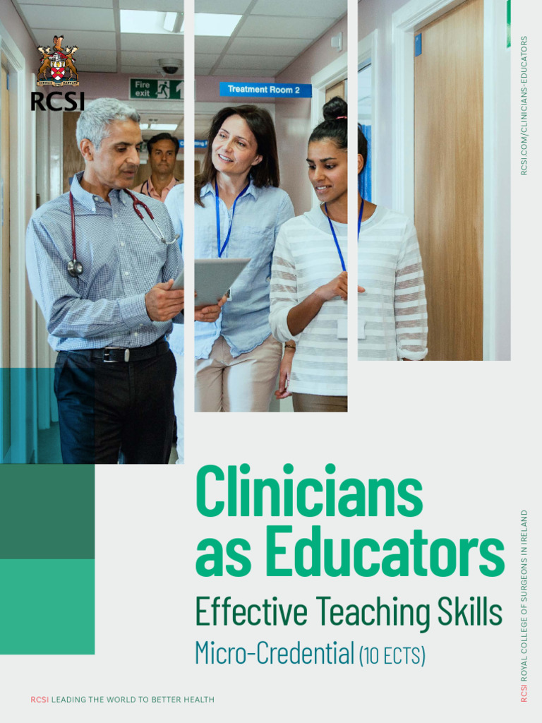 Clinicians as Educators: Teaching Skills | PDF | Educational Assessment ...