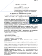 Decreto 1151 de 2008. ion a. Web Colombia Gobierno en Linea