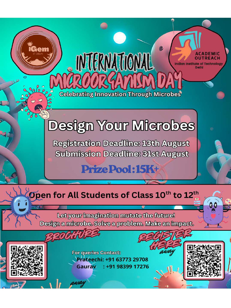 Synthetic Biology Competition for Students | PDF | Microorganism | Biology