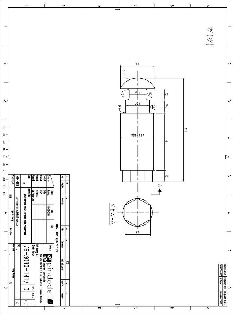 Size Press - Adjuster Pin Alignment Beam 1 | PDF