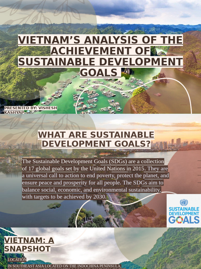 Vietnam's Analysis of The Achievement of Sustainable Development | PDF ...