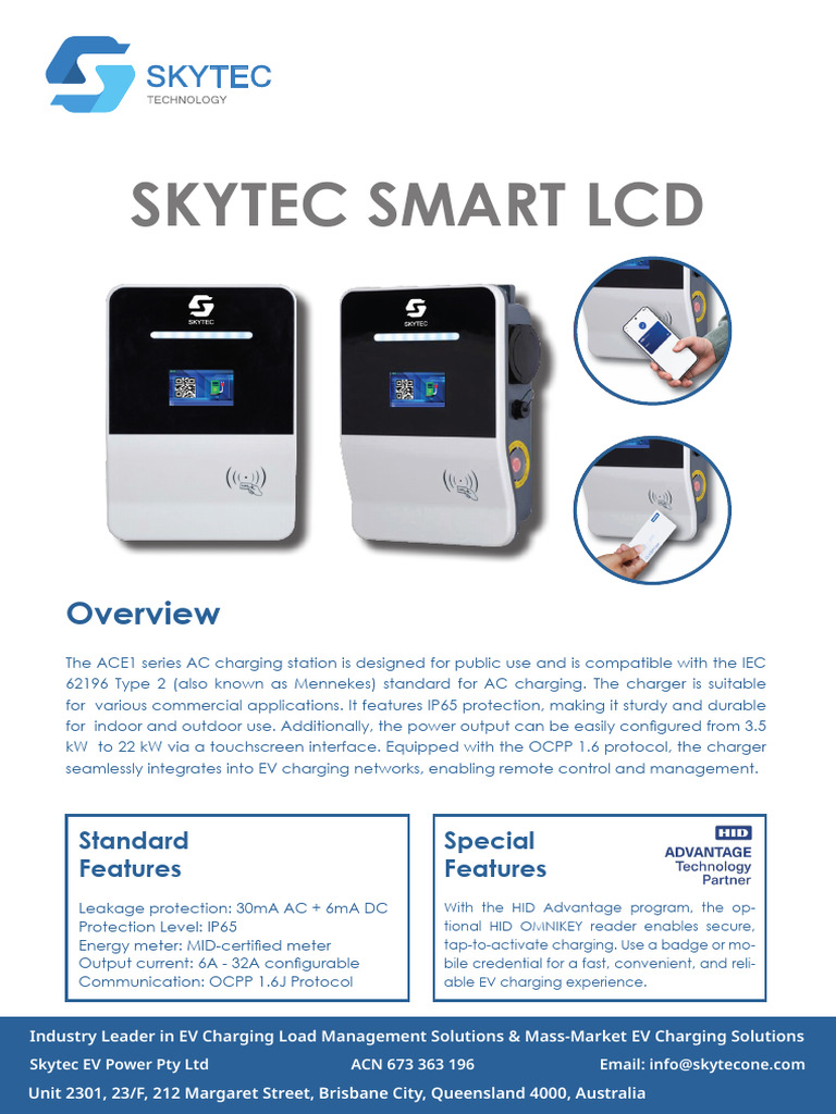 Skytec Smart LCD - Hid Reader (24062025) | PDF | Battery Charger ...