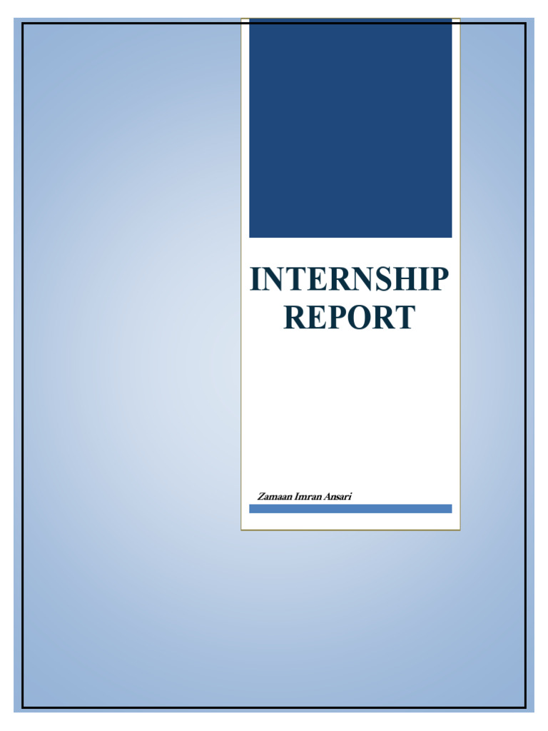 Civil Engineering Internship Report | PDF | Technical Drawing ...