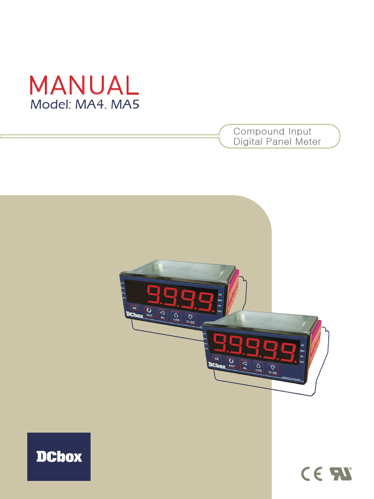Manual de Operación MA4/MA5 | PDF | Resistor | Electric Power