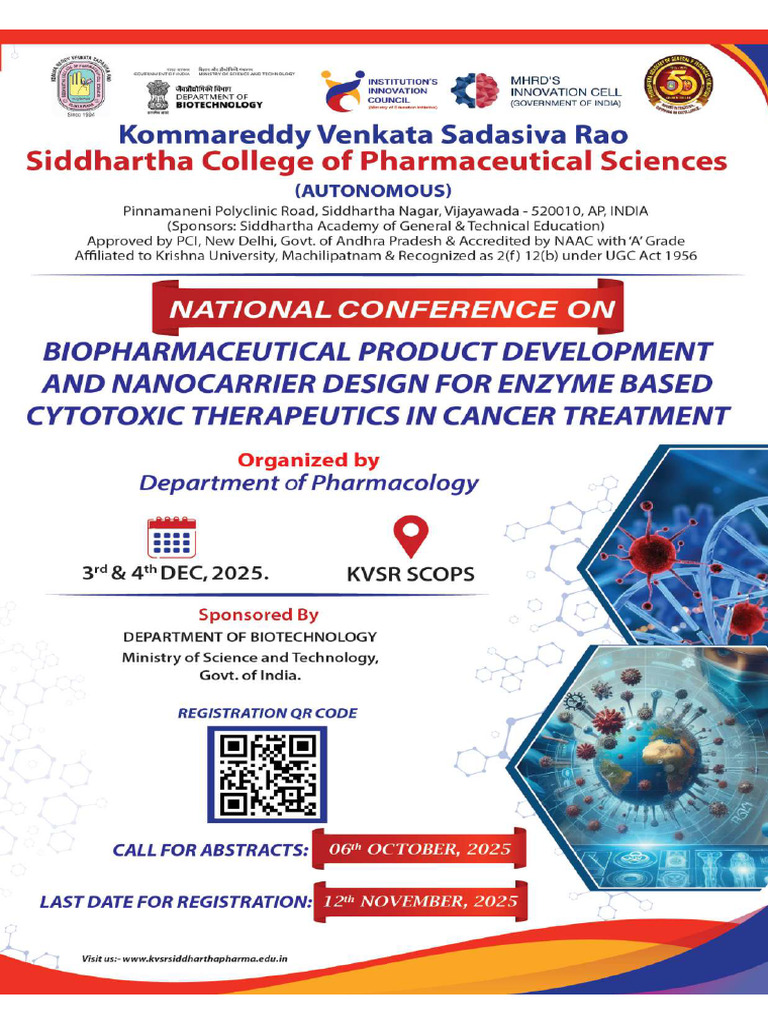 KVSR SCOPS Seminar Brochure | PDF