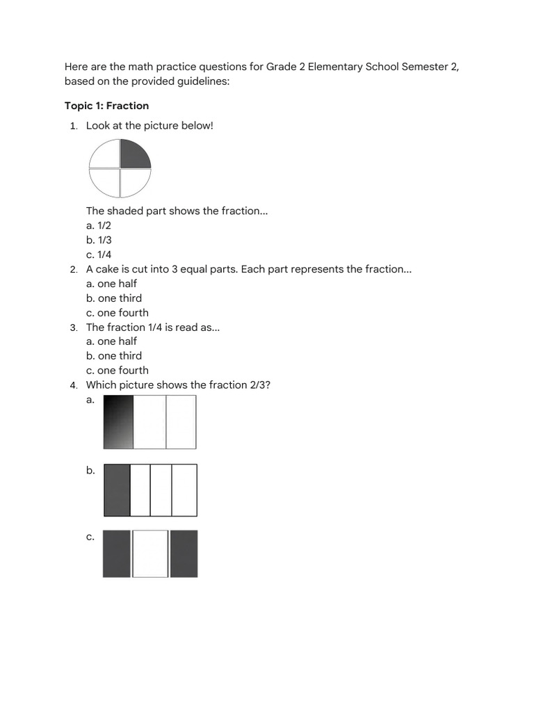 Soal MTK 2 SD English | PDF | Weight | Shape