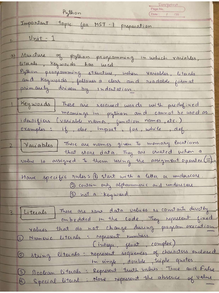 Unit 1 and Unit 2 | PDF