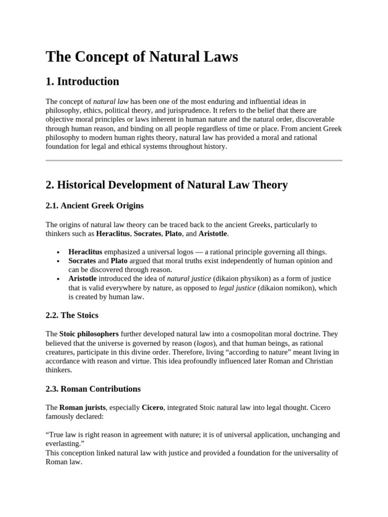 Understanding Natural Law Concepts | PDF | Natural Law | Thomas Aquinas