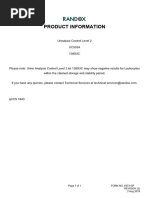 Bio-Rad Urine Chemistry Control Inserts | PDF