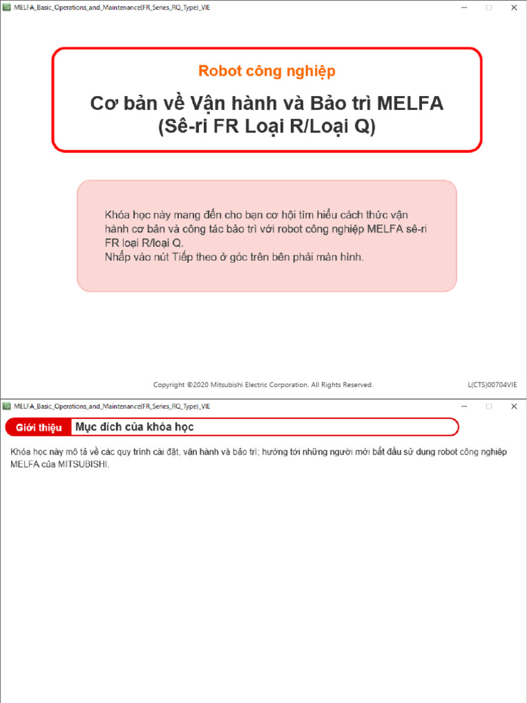 MELFA Basic and Maintenance (FR Series - R and Q Type) | PDF