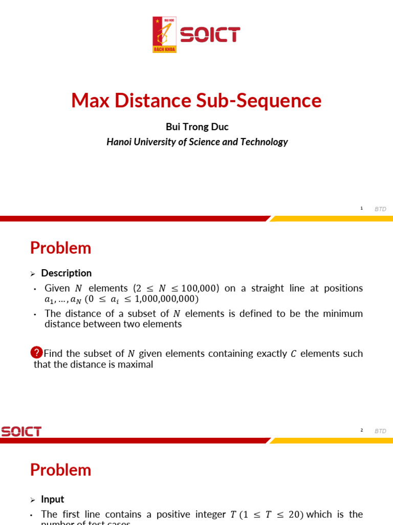 Maximal Distance Subset Problem | PDF | Mathematical Logic ...