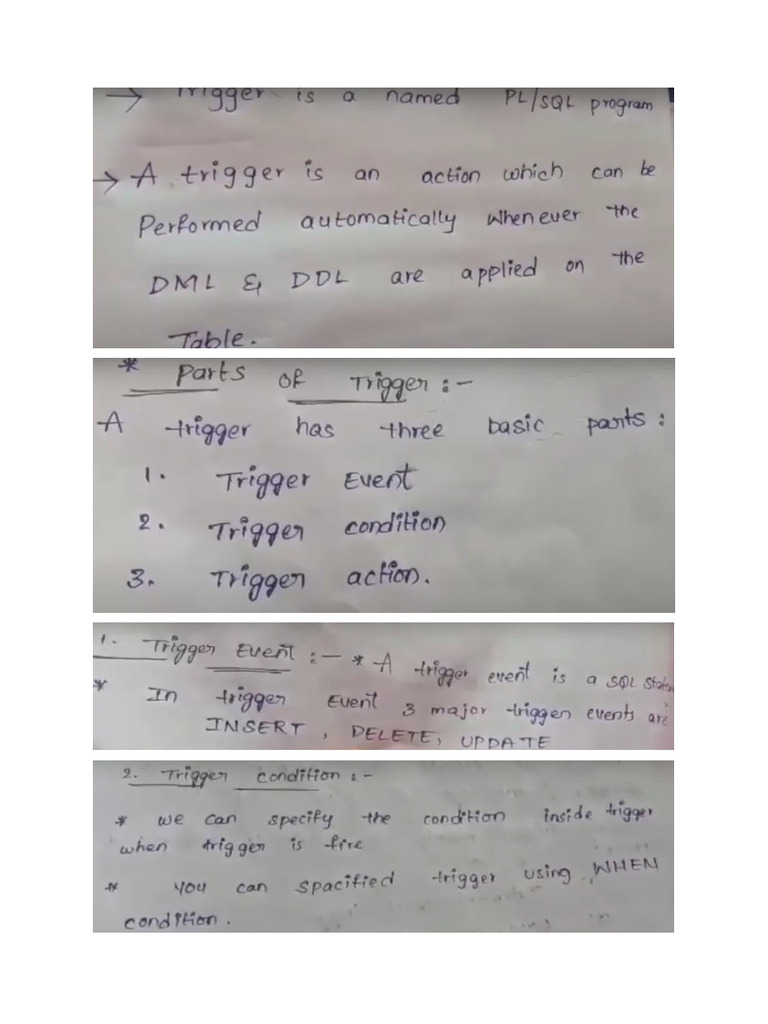 Triggers | PDF