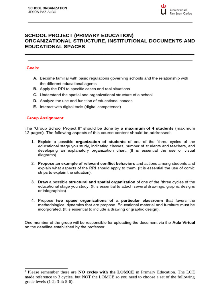 School Organization and Structure Guide | PDF | Graphic Design | Learning
