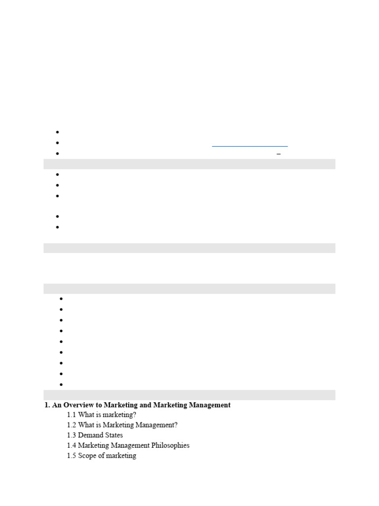 MBA Marketing Management Course Overview | PDF | Marketing | Digital ...