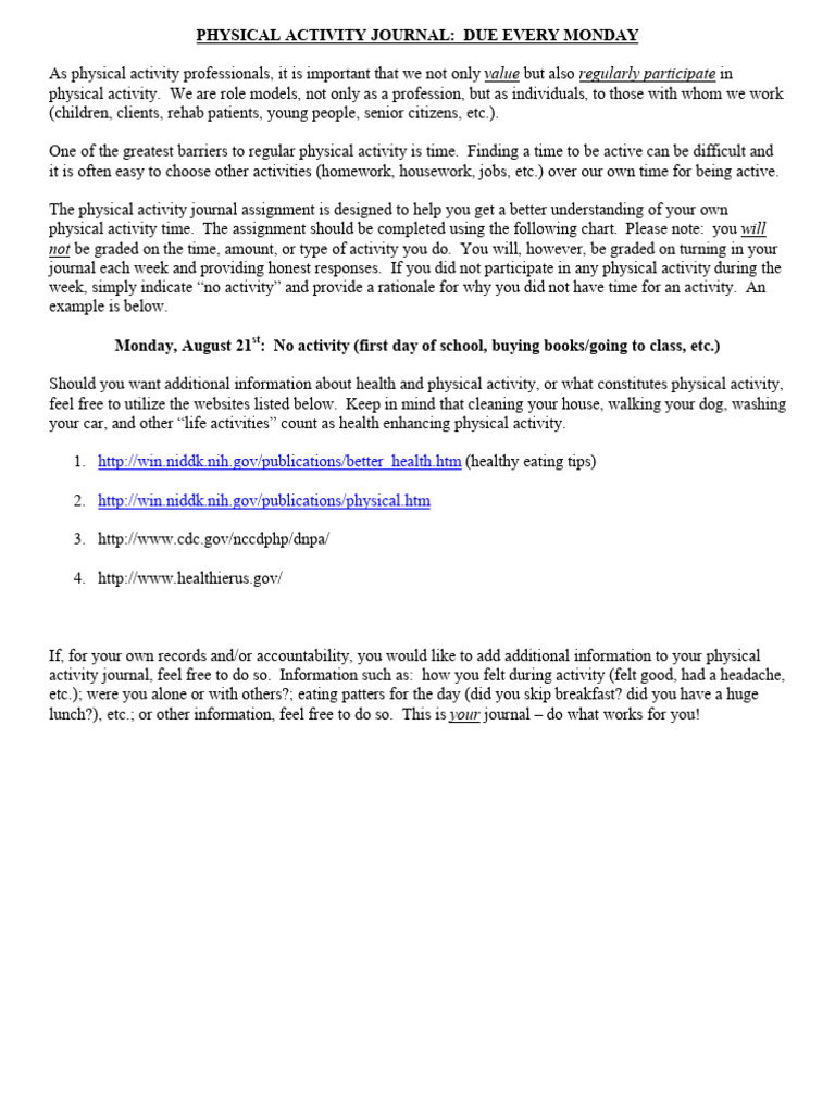 PHYSICALACTIVITYJOURNAL | PDF
