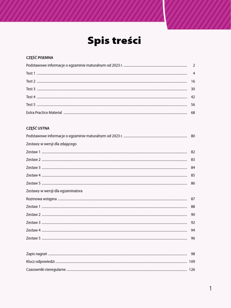 Maturatests PDW Sample Pages | PDF