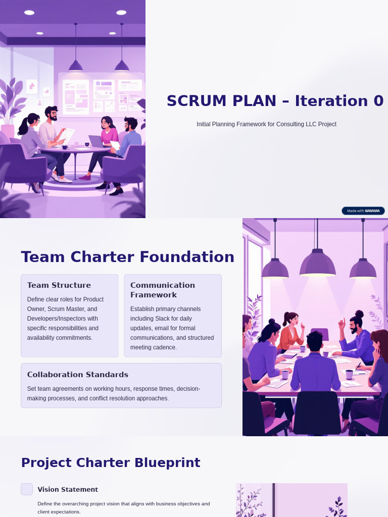 Agile Iteration 0 Planning Framework | PDF | Scrum (Software ...