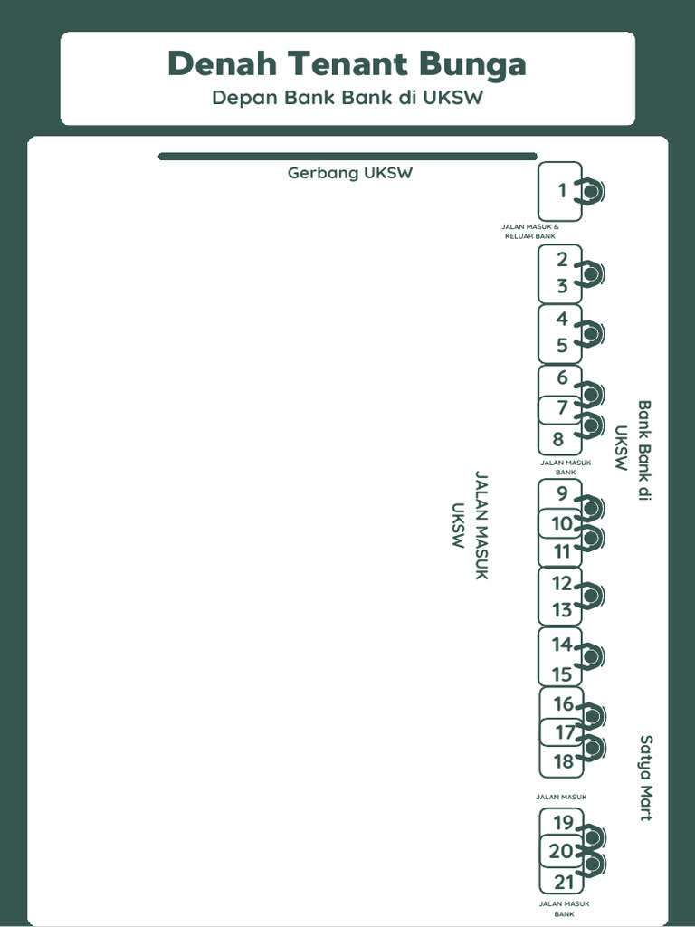 Layout Tenant Bunga Wisuda UKSW IV 2025 | PDF