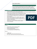 Overall Responsibilities: Title: Enterprise Architecture Delivery