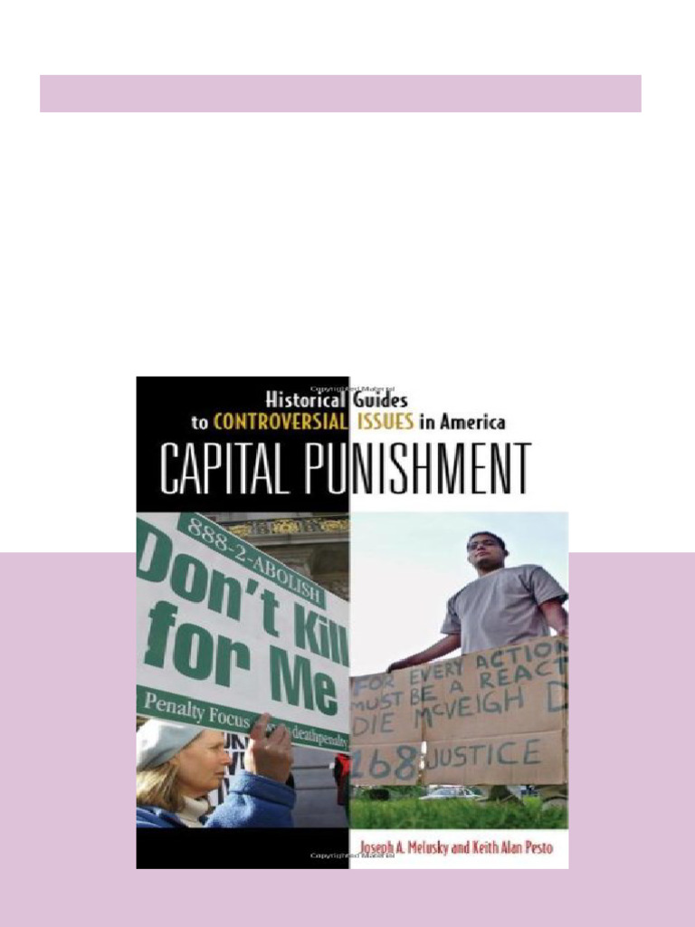 Capital Punishment Joseph A. Melusky PDF Version PDF Capital