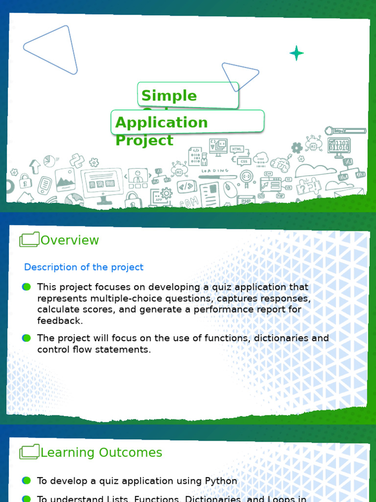 Python Quiz Application Overview | PDF | Parameter (Computer ...