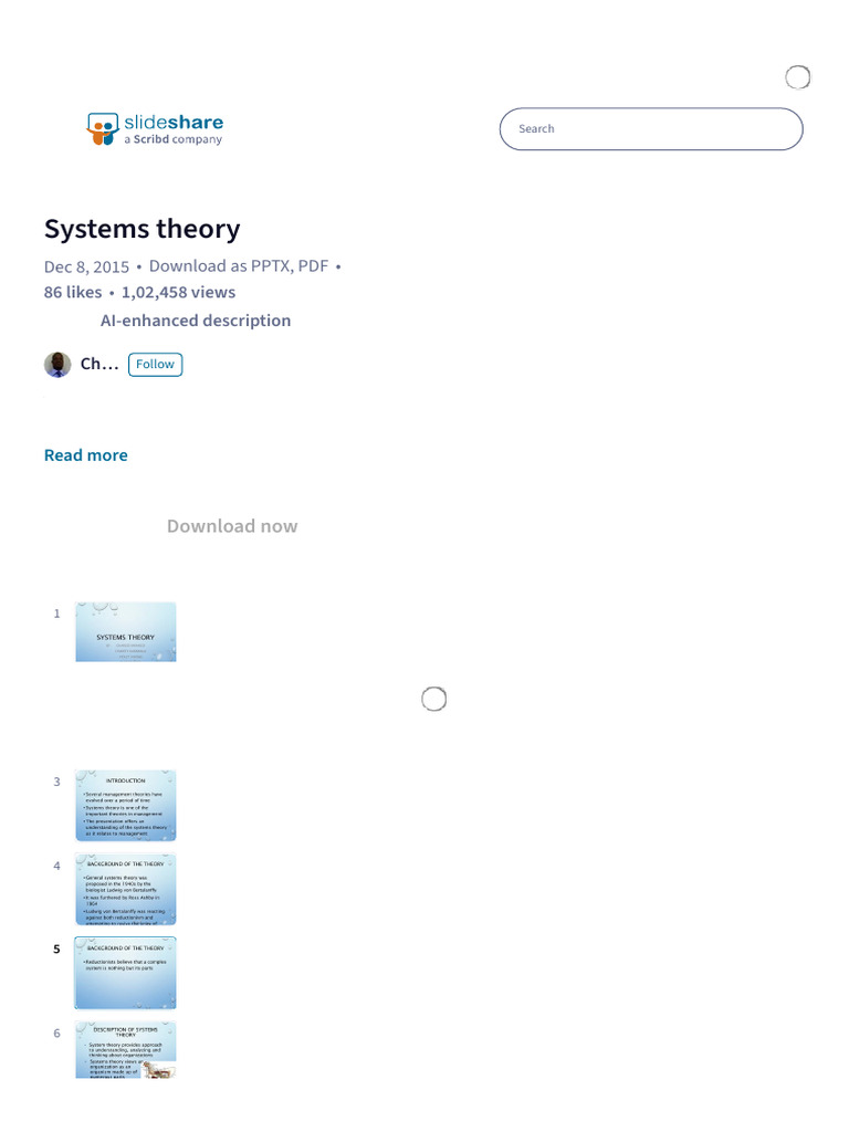 Overview of Systems Theory in Management | PDF | System | Systems Theory