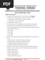 Download Soal Dokter Kecil 2012 Fix Baru by himmawari SN93892658 doc pdf