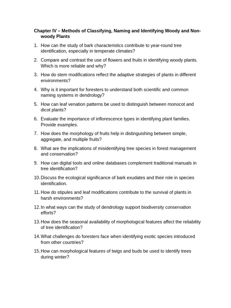 Plant Identification Methods Explained | PDF