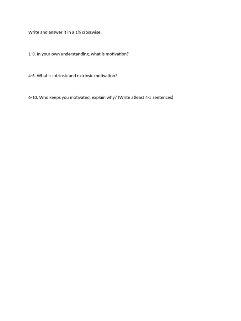 Write and Answe-WPS Office | PDF