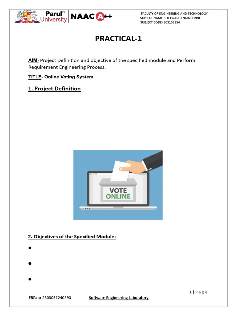 Online Voting System Project Overview | PDF | Software Testing ...