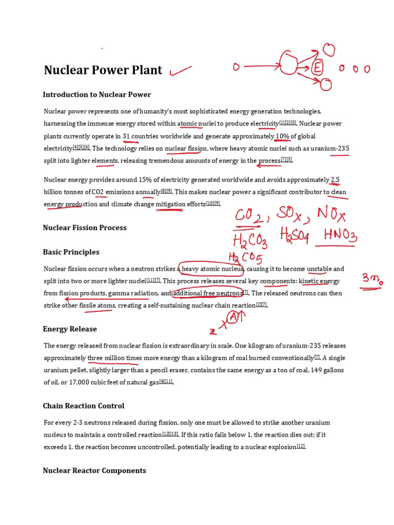 Overview of Nuclear Power Plants | PDF | Nuclear Fuel | Nuclear Power