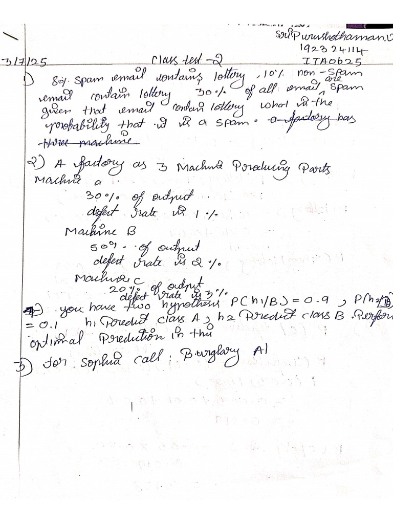 Class Test2 | PDF
