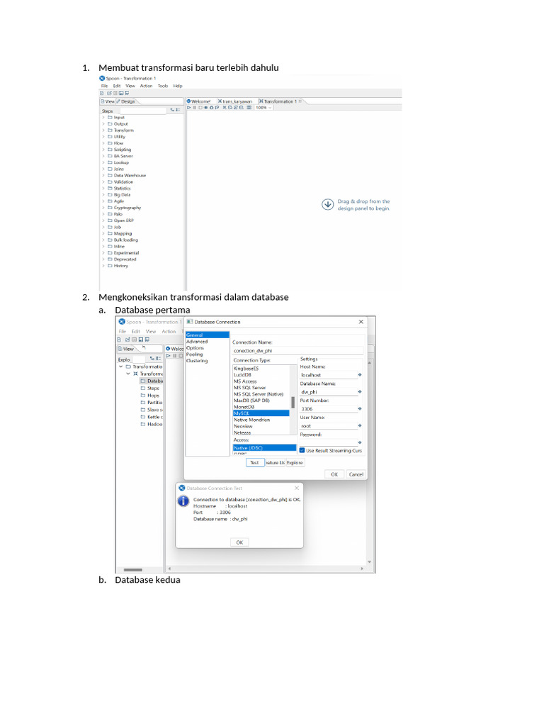 Panduan Transformasi Data di DBeaver | PDF