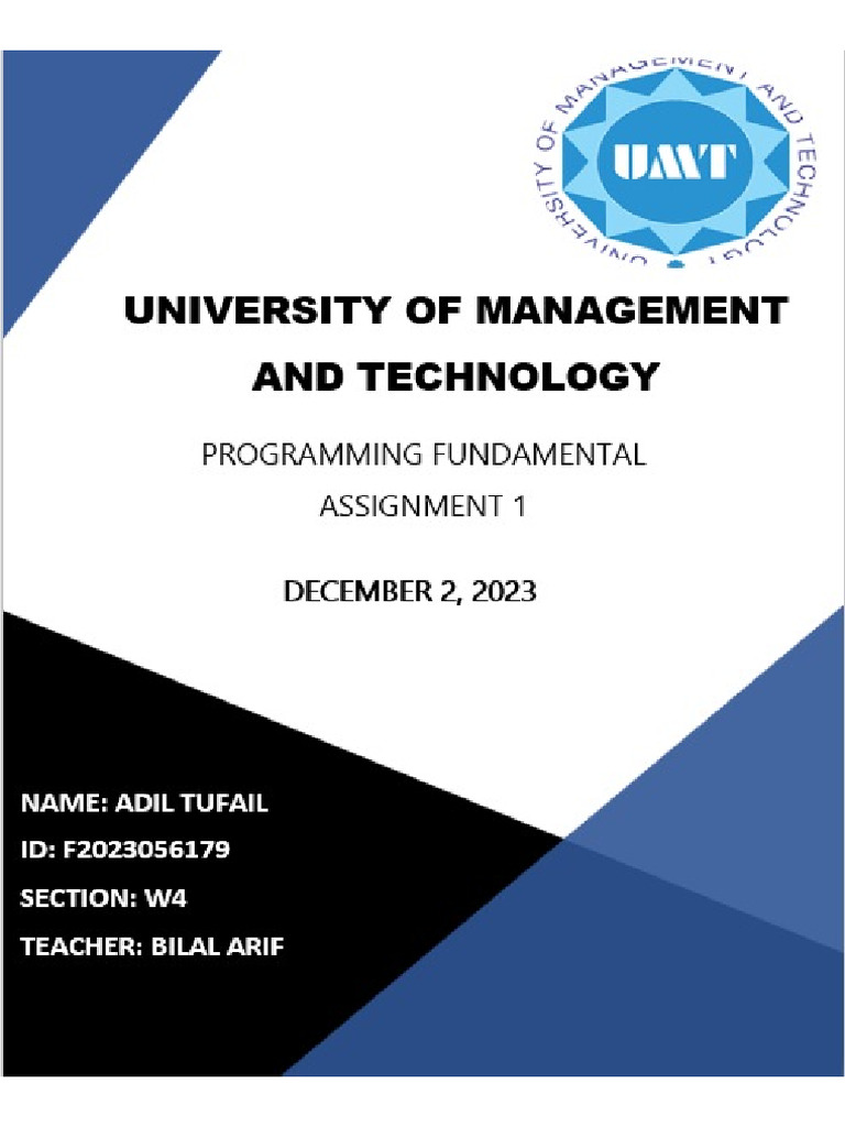PF Assignment 1 | PDF