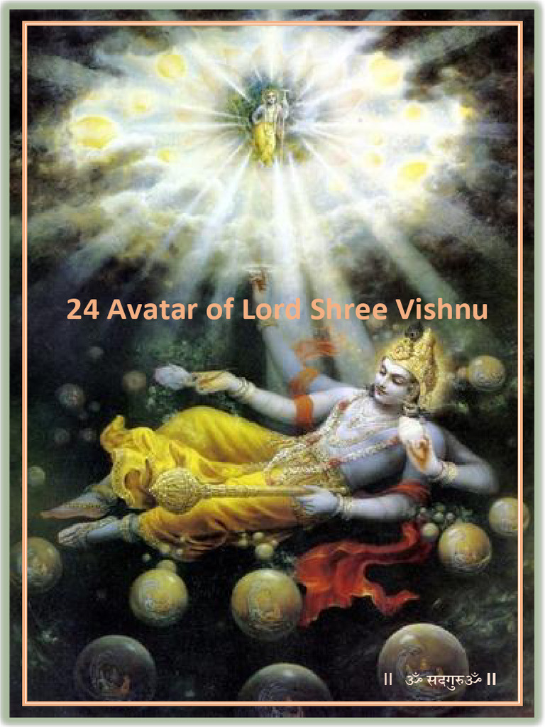 24 Avatars of Lord Vishnu Explained | PDF | Vishnu | Forms Of Vishnu