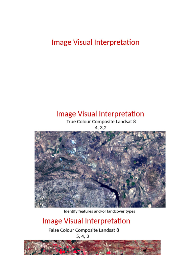 Visual Image Interpretation - Supplementary | PDF