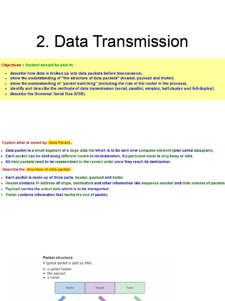 Chapter 2 Data Transmission | PDF