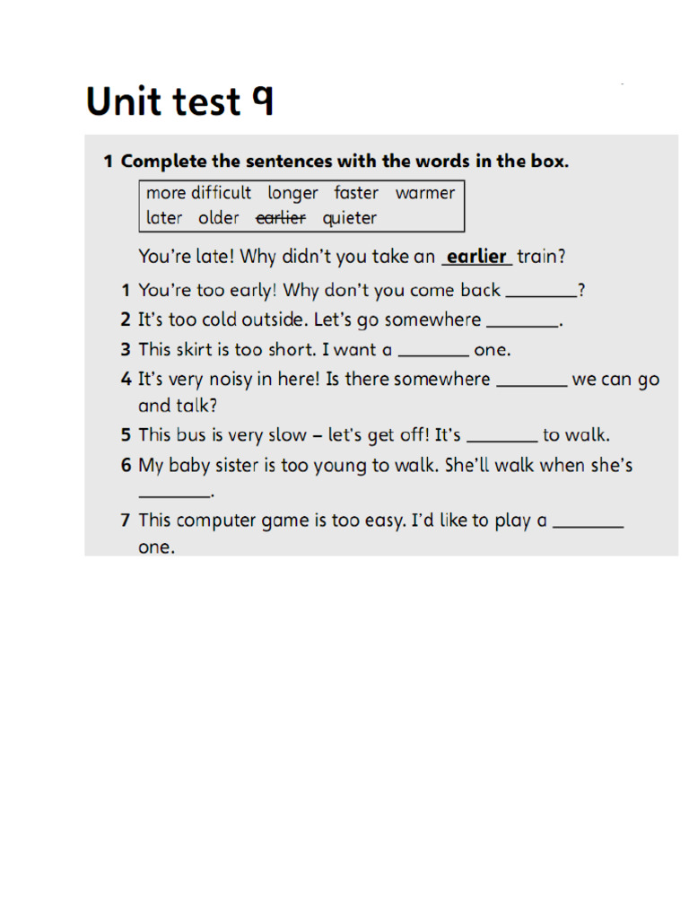 Unit Test 9 | PDF