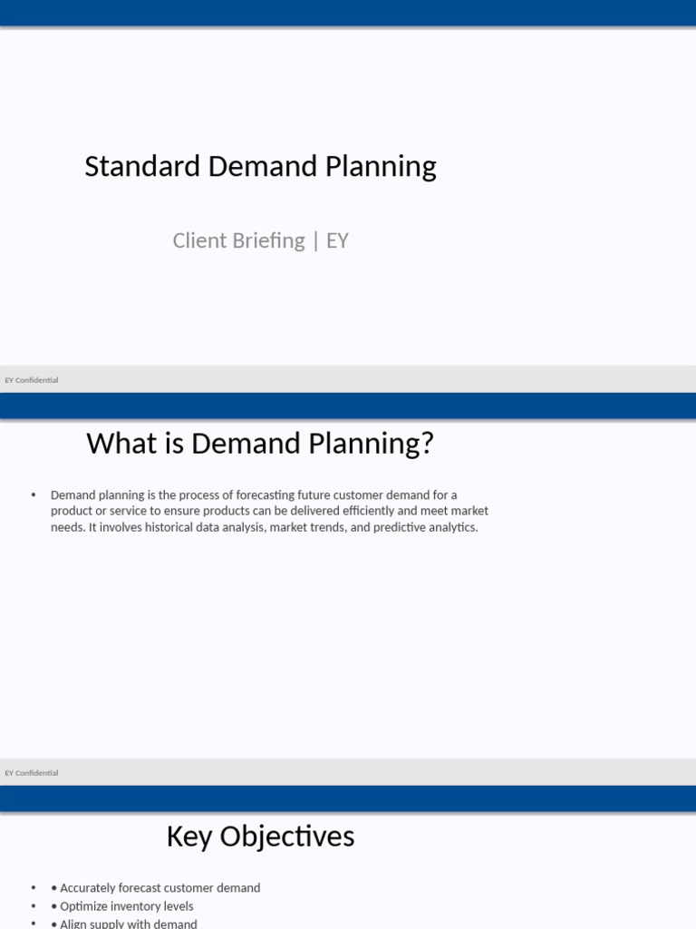 Effective Demand Planning Strategies | PDF | Forecasting | Machine Learning