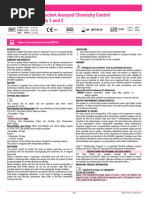 Bio-Rad Lyphochek Control Values | PDF | Magnesium | Creatinine