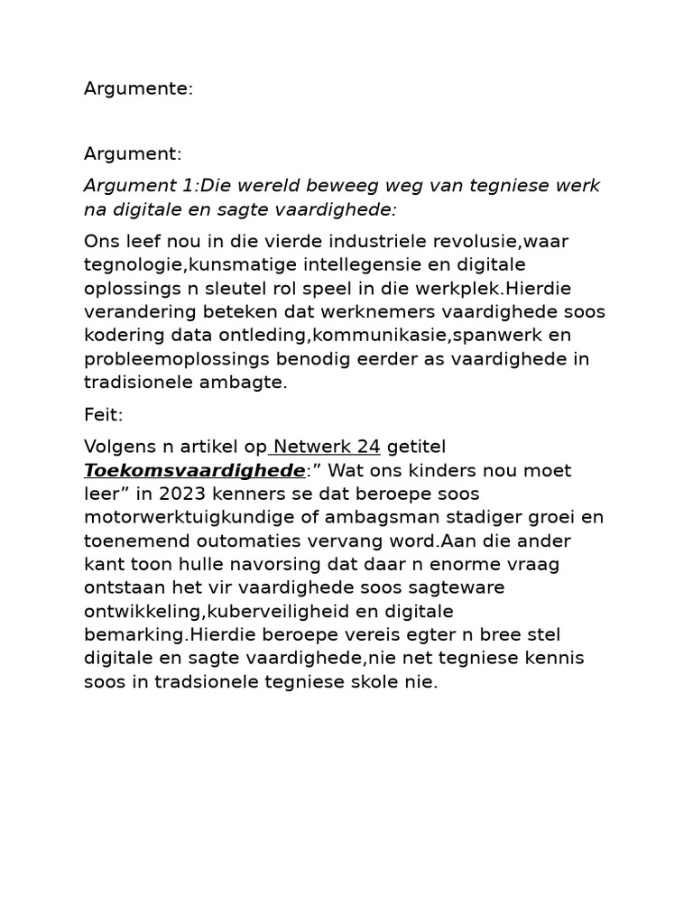 Argumente | PDF