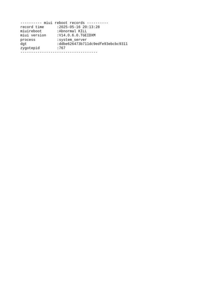 Local Exception Record | PDF