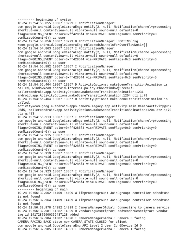 Log Cat 1761310592934 | PDF | Computer Programming | Software Engineering