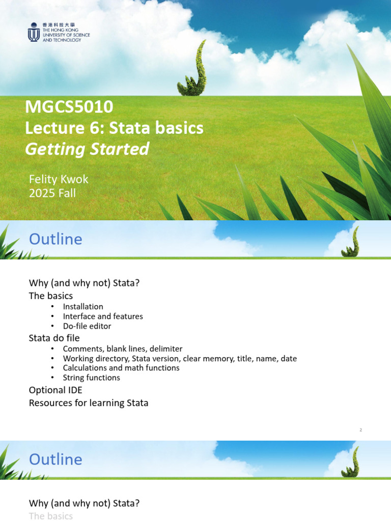 Stata Basics: Installation & Functions Guide | PDF | Computer File ...